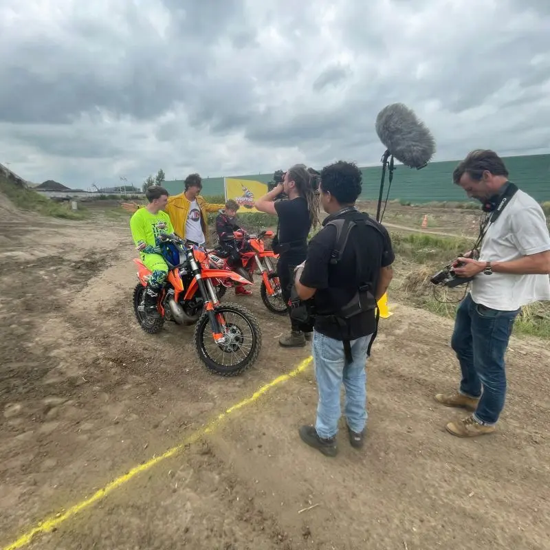 Set van Motor Maniacs productie